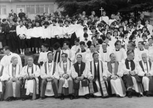第２５日本聖公会総会、婦人補助会総会　松蔭1956年:1956/04:集合写真