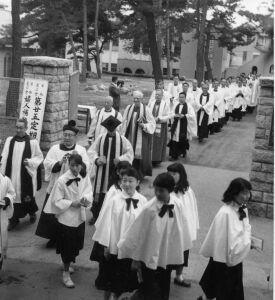 第２５日本聖公会総会、婦人補助会総会　松蔭1956年:1956/04:スナップ