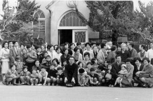 高知聖パウロ教会の会衆　イースター:1967:集合写真　大塚　高知聖パウロ教会蔵