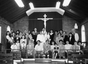 松山聖アンデレ教会　イースター:1996:集合写真　藤井　松山聖アンデレ教会蔵