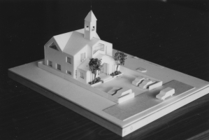 聖テモテ教会建築模型:日にち不明:徳島聖テモテ教会蔵