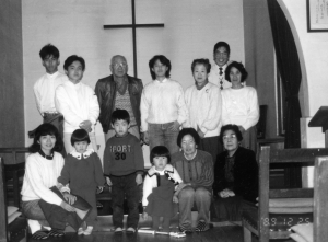 鳴門聖パウロ教会クリスマス:1989/12/25:集合写真　徳島聖テモテ教会蔵