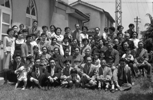 神戸聖ペテロ教会　信徒按手式:1956/5/20:集合写真　八代斌助　児玉　児玉師寄贈・資料室蔵
